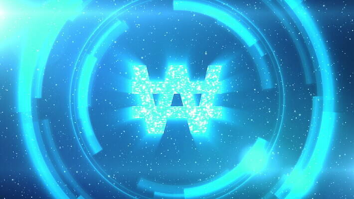 별 백그라운드 돈 모션 추상 미래 한국 사람없음 그래픽 금융 파란색 빛 우주 디지털 스크린 원형 고리 센터 심볼 회전 청록색 북쪽 활기 애니메이션 남쪽 계기판 인터페이스 홀로그램 4K MOV 해외동영상 클립영상 자연요소 도형 아시아 컬러 컨셉 무늬 경제 재산 방향 동영상 파일형식