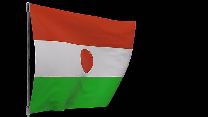 배너 물결 사람없음 깃발 깃대 봉 애국심 니제르 전국 4K MOV 해외동영상 클립영상 동영상 파일형식