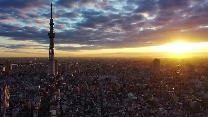 나무 구름 아시아 도로 여행 비즈니스 교통시설 자동차 하늘 거리 안테나 동양인 풍경 사람없음 건물 도시풍경 태양 일출 탑 일본 고층빌딩 일몰 새벽 도시 도심 도쿄 정상 장면 지역 타운 스카이라인 드론 랜드마크 조감도 4K MOV 해외동영상 클립영상 자연요소 식물 건축물 나라 길 육상교통 교통 통신 인종 빌딩 노을 시설 동영상 파일형식