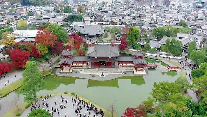 나무 공원 아시아 종교 문화 호수 여행 단풍 불교 건축양식 안테나 사람없음 건물 물 강 컬러풀 세계 여행객 탑 정원 일본 도시 사찰 역사 재산 교토 드론 랜드마크 조감도 4K MOV 해외동영상 클립영상 자연요소 식물 건축물 공공시설 건축 나라 컬러 잎 통신 종교건축 사람 금융 동영상 파일형식