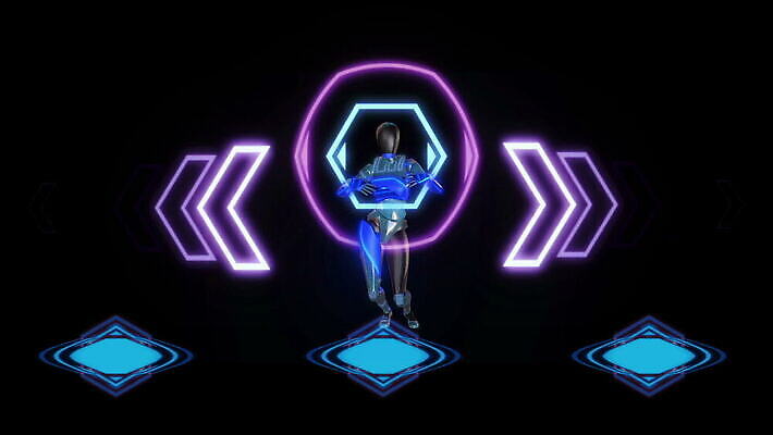 얼굴 컨셉 미래 기술 사람없음 그래픽 컴퓨터 3D 디지털 스크린 기계 가리킴 사이버 로봇 안드로이드 인터페이스 홀로그램 가상 현실 MOV 해외동영상 AI_인공지능 클립영상 손짓 신체부위 전자제품 디지털합성 동영상 파일형식