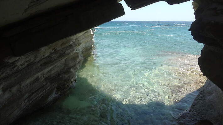 바다 자연 휴가 풍경 사람없음 절벽 만 동굴 암초 4K MOV 해외동영상 클립영상 생태계 동영상 파일형식