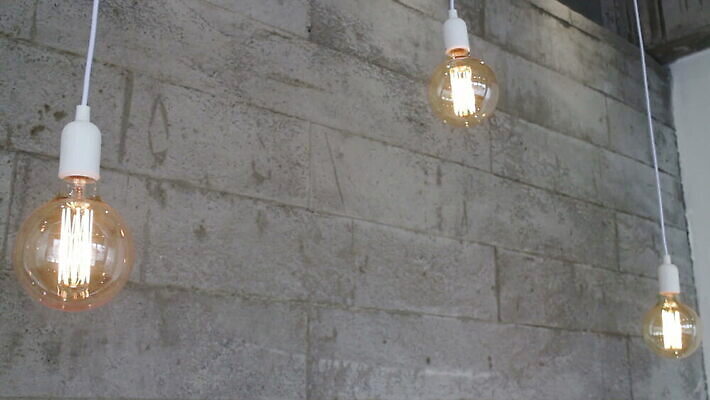 전구 사람없음 장식 빛 콘크리트 MOV 해외동영상 클립영상 동영상 파일형식