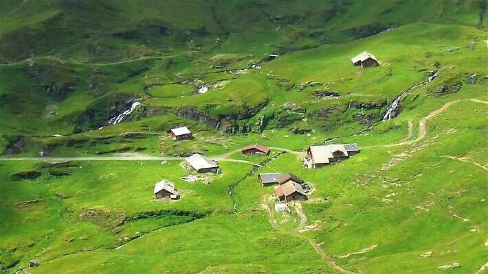 자연 산 파노라마 사람없음 마을 계곡 고도 스위스 알프스 타운 베른 MP4 해외동영상 클립영상 유럽 촬영기법 도시 생태계 동영상 파일형식