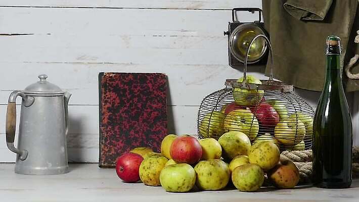 전통 음료 음식 과일 건강 사람없음 주스 시골 알코올 신선 사과 유기농 내추럴 노르망디 숙성 식초 4K MP4 해외동영상 클립영상 웰빙 동영상 파일형식