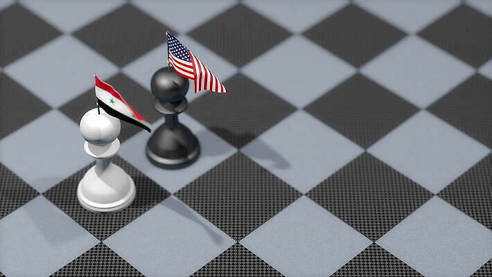 조각 컨셉 관계 협력 협상 사람없음 경제 미국 게임 깃발 도움 체스말 체스 계획 충돌 무역 대륙 전쟁 방문 동맹 휘장 시리아 위기 이슈 침범 토너먼트 4K MOV 해외동영상 클립영상 산업 북아메리카 비즈니스 중동 놀이 말_게임 동영상 파일형식