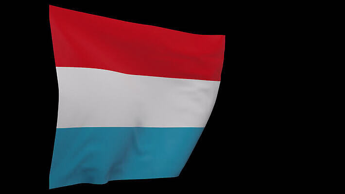 배너 물결 사람없음 깃발 애국심 룩셈부르크 전국 4K MOV 해외동영상 클립영상 동영상 서유럽 파일형식