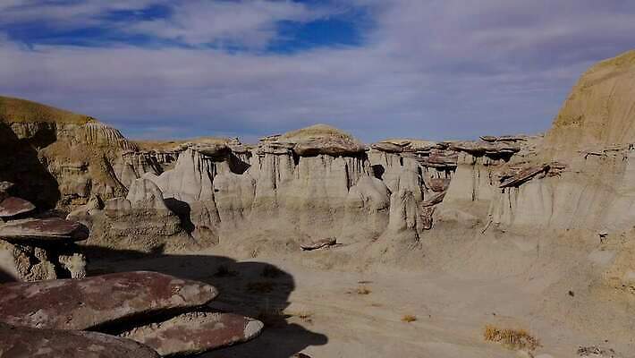 공원 자연 산 멕시코 건조 국립공원 사람없음 야외 가로 스터디 계곡 미국 사막 탐험 외계인 황무지 사암 뉴멕시코 전국 지질학 특별함 불모지 4K 건조기후 MP4 해외동영상 클립영상 공공시설 교육 컨셉 북아메리카 학습 미확인물체 돌_바위 생태계 동영상 파일형식