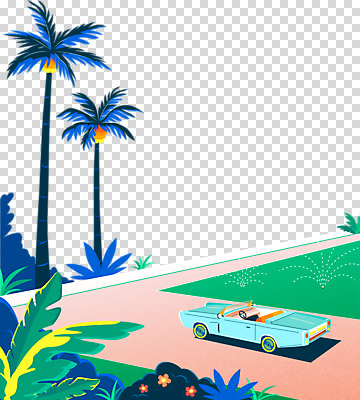 편집 편집이미지 자동차 누끼 사람없음 여름 야자수 여름풍경 오픈카 복고 야자수잎 PNG 스프링쿨러 히비스커스 편집소스 나무 계절 꽃 육상교통 잎 승용차 풍경 파일형식 여름_계절