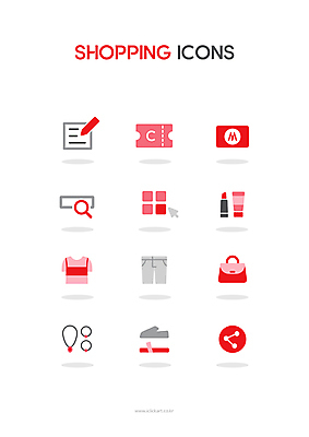 아이콘 신발 상의 목걸이 바지 슬리퍼 사람없음 빨간색 쇼핑 화장품 회색 립스틱 핸드백 반팔티셔츠 기록 선택 검색 쿠폰 커서 공유 검색창 리뷰 2D아이콘 AI파일 옷 컬러 컨셉 티셔츠 가방 장신구 하의 뷰티 파일형식 벡터