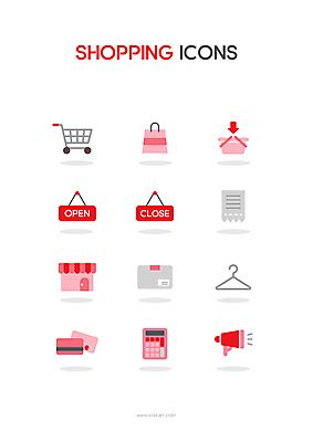 아이콘 사람없음 빨간색 쇼핑 쇼핑백 상점 확성기 쇼핑카 회색 계산기 표지판 오픈 신용카드 옷걸이 알림 장바구니 담기 영수증 택배상자 클로즈 2D아이콘 AI파일 컬러 가방 모션 문구용품 알림판 금융 상자 바구니 카트 장비 택배 파일형식 벡터