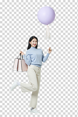 전신 편집 편집이미지 응시 여자 한명 미소 들기 누끼 20대 성인 쇼핑백 한국인 풍선 PNG 다리들기 풍선잡기 한발서기 성인여자한명만 편집소스 1 시선 가방 모션 표정 서기 사람 동양인 청년 잡기 여자한명만 성인여자만 파일형식