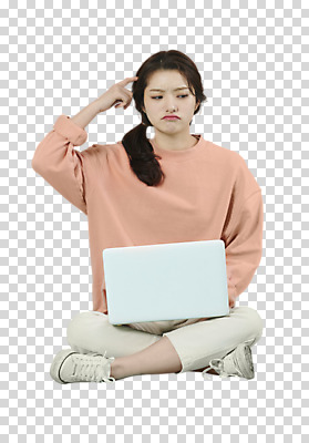 전신 편집 편집이미지 여자 생각 한명 누끼 손짓 20대 성인 노트북 한국인 찡그림 고민 가부좌 PNG 성인여자한명만 편집소스 1 감정 모션 표정 사람 앉기 동양인 청년 전자제품 여자한명만 성인여자만 파일형식