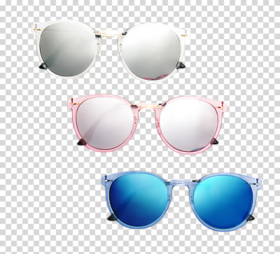 편집 편집이미지 잡화 분홍색 누끼 사람없음 파란색 선글라스 흰색 세개 PNG 편집소스 안경 컬러 3 파일형식