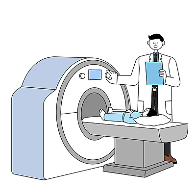 전신 남자 어린이 일러스트 서기 들기 소년 성인 두명 치료 눕기 환자 의사 심플 소아과 MRI 서류판 소아과의사 남자만 CT촬영 국내일러스트 AI파일 의학 의료기기 모션 병원 사람 사무용품 의료진 파일형식 벡터