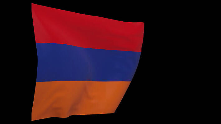 배너 물결 사람없음 깃발 애국심 아르메니아 전국 4K MOV 해외동영상 클립영상 동영상 파일형식