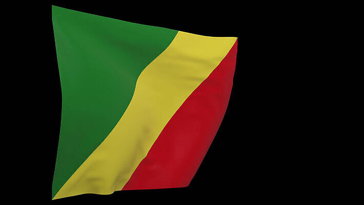 배너 물결 사람없음 깃발 애국심 전국 콩고 4K MOV 해외동영상 클립영상 아프리카 동영상 파일형식