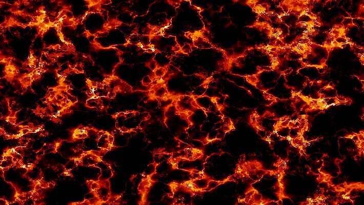 디자인 백그라운드 패턴 표면 불 추상 불꽃 미술 사람없음 장식 빨간색 뜨거움 폭발 화산 용암 4K MOV 해외동영상 클립영상 자연요소 컬러 무늬 문화예술 산 동영상 파일형식