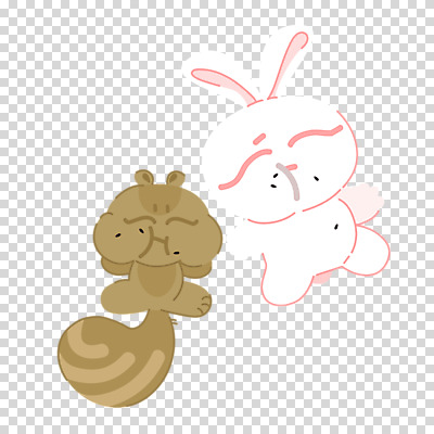 편집 편집이미지 동물캐릭터 두마리 누끼 사람없음 눕기 토끼 먹기 토끼캐릭터 다람쥐 PNG 폭식 흰토끼 편집소스 배부름 동물 캐릭터 컨셉 2 포유류 모션 반려동물 설치류 파일형식