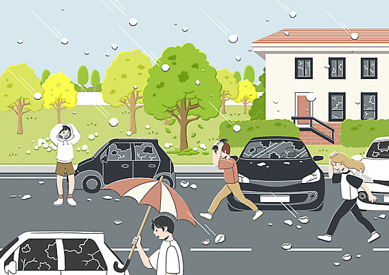 전신 PSD 나무 여자 남자 도로 일러스트 우산 창문 자동차 유리 주택 경고 들기 잔디 여러명 상반신 성인 달리기 피해 손상 수비 자연재해 탈출 지구온난화 깨짐 우박 성인만 기후위기 국내일러스트 식물 길 육상교통 다수 컨셉 교통시설 모션 재질 날씨 사람 건물 재해 기후변화 위기 파일형식