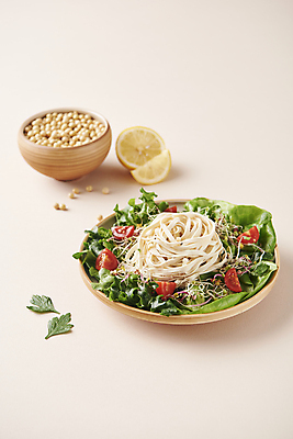 포토 JPG 스튜디오촬영 방울토마토 콩 파슬리 사람없음 샐러드 레몬 건강식 다이어트음식 두부요리 메주콩 분홍색배경 두부면 두부샐러드 국내포토 음식 분홍색 백그라운드 다이어트 토마토 채소 과일 곡류 실내 두부 파일형식