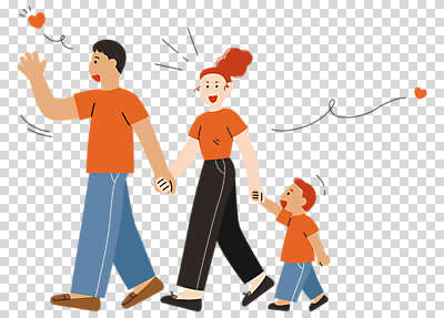 전신 외국인 편집 편집이미지 여자 남자 어린이 가족 함께함 웃음 누끼 소년 성인 세명 손들기 걷기 손잡기 화목 다정 다문화가정 PNG 편집소스 컨셉 관계 모션 표정 사람 인종 다문화 파일형식