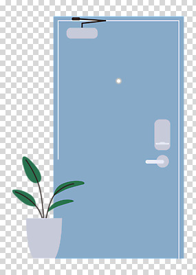 편집 편집이미지 화분 누끼 사람없음 파란색 현관문 PNG 편집소스 컬러 문 파일형식