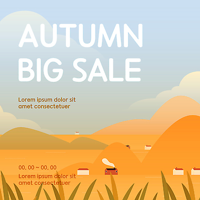 구름 일러스트 하늘 산 주택 타이포그라피 사람없음 쇼핑 세일 가을풍경 가을 농촌 시골 풀 가을배경 프로모션 국내일러스트 AI파일 자연요소 식물 문자 계절 백그라운드 풍경 이벤트 건물 파일형식 벡터 가을_계절
