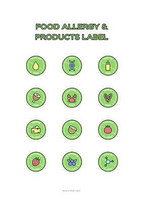아이콘 음식 토마토 딸기 치즈 키위 육류 경고 사람없음 연두색 라벨 금지 게 지방 밀 머스터드 블루베리 음식아이콘 알레르기 화학물질 GMO 2D아이콘 AI파일 채소 과일 식재료 유제품 곡류 프레임 갑각류 초록색 소스_음식 화학 기름_음식 질병 유전자변형 파일형식 벡터