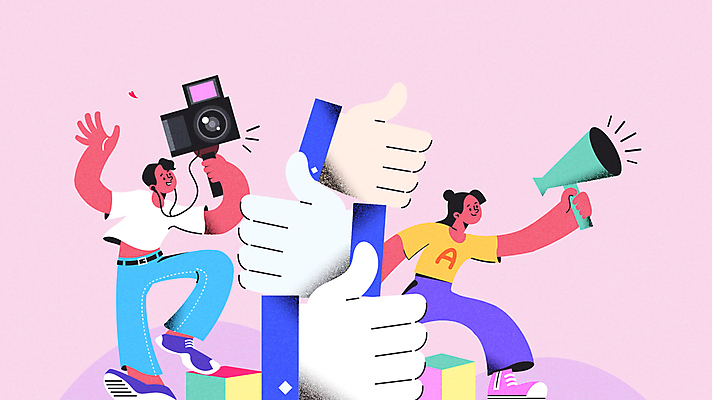 여자 남자 분홍색 모바일 미소 들기 성인 두명 스마트폰 쌓기 카메라 확성기 하트 최고 손모양 추천 따봉 동영상 소셜네트워크 입체도형 좋음 성인만 크리에이터 인플루언서 모션그래픽 MP4 MOV 모양 도형 직업 컬러 컨셉 모션 표정 사람 전자제품 핸드폰 스마트기기 입체 파일형식 1인미디어 유명인 손_신체부위