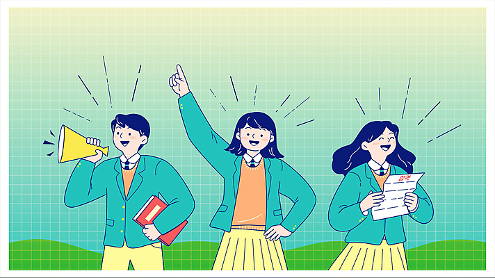 여자 남자 교복 허리손 응원 청소년 웃음 들기 타이포그라피 책 세명 초록색 파이팅 확성기 수능 가리킴 입시 수험생 모집 동영상 합격통지서 십대만 카피스페이스 모션그래픽 MP4 MOV 문자 옷 컬러 포즈 모션 고등학생 표정 사람 손짓 학습 공백 시험 합격 파일형식