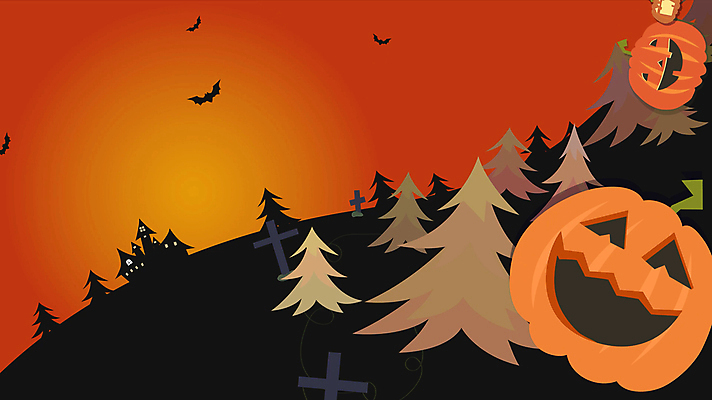 나무 백그라운드 십자가 호박 해골 주택 사탕 그림자 사람없음 검은색 주황색 할로윈 흔들림 박쥐 쏟아짐 동영상 잭오랜턴 해골모형 모션그래픽 MP4 MOV 식물 컬러 채소 포유류 모션 디저트 뼈 건물 모형 파일형식