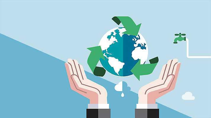 구름 손 화살표 하늘색 신체부위 재활용 인포그래픽 물방울 풍력에너지 빗방울 수도꼭지 친환경 동영상 지구모양 재활용표시 모션그래픽 MP4 MOV 자연요소 모양 지구 표시 사람 파란색 환경 비_날씨 그린에너지 파일형식