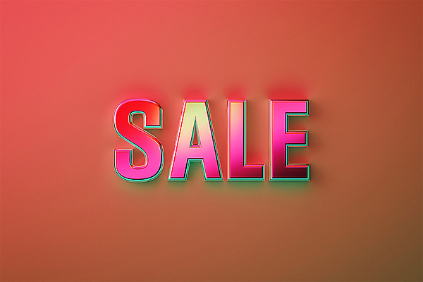 PSD 편집 편집이미지 영어 분홍색 타이포그라피 사람없음 단어 3D소스 3D 세일 모형 금속 주황색 디지털합성 편집소스 편집3D 문자 컬러 재질 파일형식