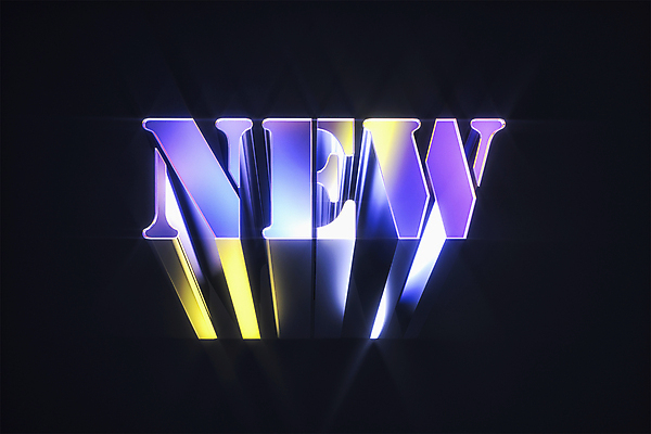 PSD 편집 편집이미지 영어 새로움 타이포그라피 사람없음 단어 3D소스 3D 모형 금속 보라색 검은색 디지털합성 new 신상품 입체문자 편집소스 편집3D 문자 컬러 컨셉 재질 상품 파일형식