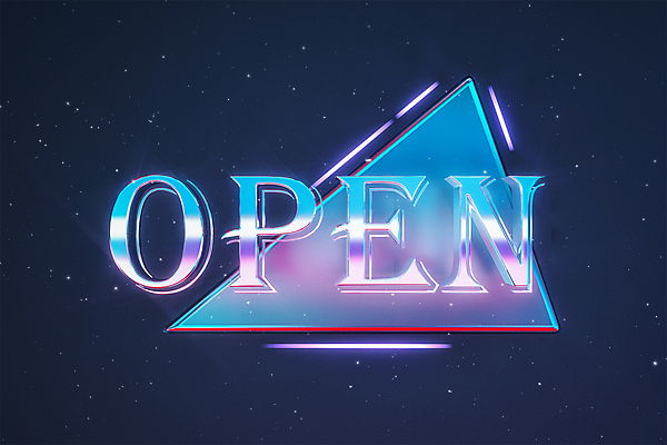 PSD 편집 편집이미지 영어 타이포그라피 사람없음 파란색 단어 3D소스 3D 모형 금속 오픈 삼각형 디지털합성 open 편집소스 편집3D 도형 문자 컬러 재질 파일형식