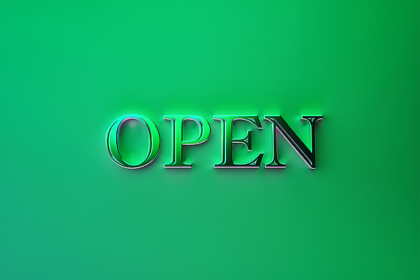 PSD 편집 편집이미지 영어 타이포그라피 사람없음 초록색 단어 3D소스 3D 모형 금속 오픈 디지털합성 open 편집소스 편집3D 문자 컬러 재질 파일형식