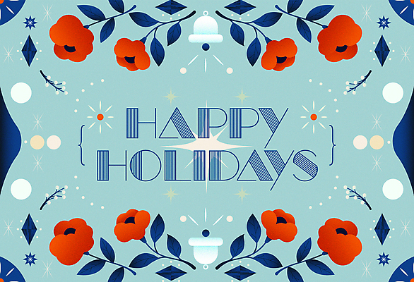 꽃 별 백그라운드 잎 크리스마스 일러스트 크리스마스카드 프레임 타이포그라피 사람없음 파란색 빛 종 초대장 연말 홀리데이 오너먼트 국내일러스트 AI파일 카드프레임 자연요소 식물 문자 기념일 컬러 크리스마스장식 휴가 카드_감사 파일형식 벡터