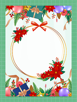 리본 잎 크리스마스 일러스트 프레임 사람없음 초록색 선물상자 풀 원형프레임 포인세티아 오너먼트 크리스마스배경 국내일러스트 AI파일 식물 기념일 꽃 컬러 백그라운드 크리스마스장식 선물 상자 원형 파일형식 벡터
