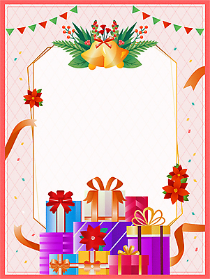 리본 분홍색 크리스마스 일러스트 프레임 크리스마스선물 사람없음 선물상자 포인세티아 가랜드 황금종 크리스마스배경 국내일러스트 AI파일 기념일 꽃 컬러 백그라운드 선물 상자 종 파티용품 파일형식 벡터