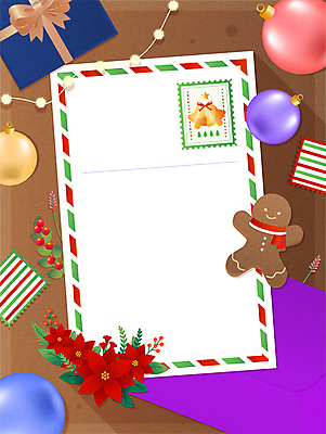 크리스마스 일러스트 프레임 사람없음 선물상자 우편물 우표 포인세티아 진저맨 황금종 진저쿠키 오너먼트 크리스마스배경 국내일러스트 AI파일 기념일 꽃 백그라운드 크리스마스장식 선물 상자 쿠키 종 파일형식 벡터