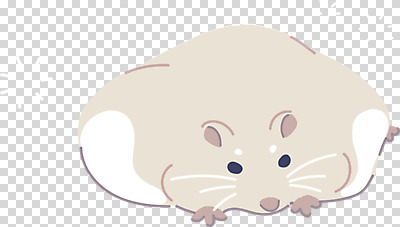 편집 편집이미지 한마리 누끼 사람없음 반려동물 눕기 귀여움 햄스터 PNG 편집소스 동물 1 컨셉 모션 설치류 파일형식