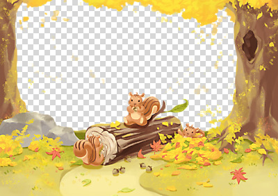 나무 편집 편집이미지 백그라운드 단풍 낙엽 나뭇잎 세마리 들기 누끼 사람없음 가을풍경 가을 다람쥐 도토리 은행나무 나무토막 PNG 편집소스 식물 계절 잎 모션 3 풍경 견과류 설치류 파일형식 가을_계절