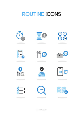 아이콘 라이프스타일 시계 하늘색 포크 서류가방 돋보기 아침 주택 사람없음 책 스마트폰 화장 숟가락 식사 화장품 자명종 알람 시간표 계획 모래시계 확인 규칙 서류판 업무시간 오후 체크리스트 2D아이콘 AI파일 주간 식기 모래 컨셉 가방 수저 건물 생활 파란색 핸드폰 스마트기기 뷰티 사무용품 파일형식 벡터