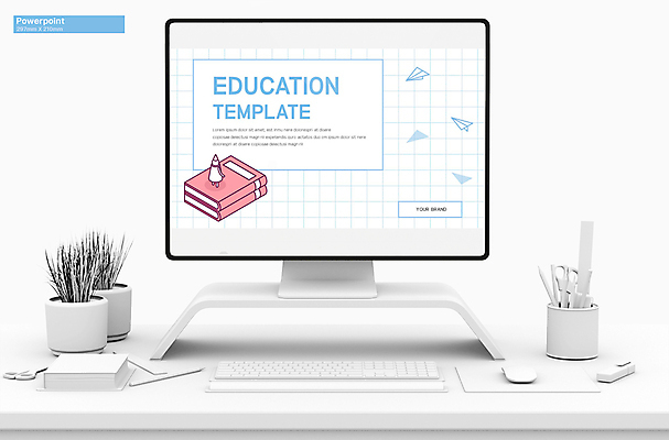 템플릿 캐릭터 어린이교육 교육 하늘색 비즈니스 그래프 사람없음 책 세트 PPT 프레젠테이션 종이비행기 문서템플릿 애니형PPT 9P 이미지템플릿 파란색 종이접기 파일형식