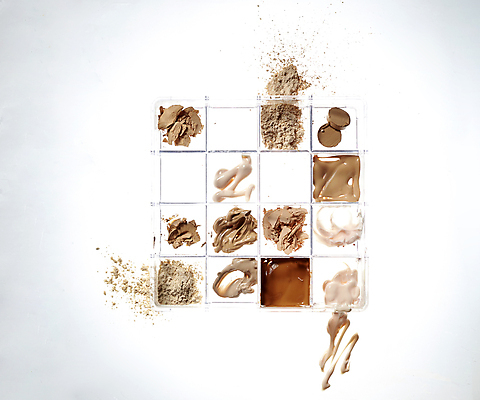 포토 JPG 사람없음 뷰티 갈색 화장품 가루 크림 오브젝트 흰배경 질감 꿀 자기관리 파우더팩트 파운데이션 국내포토 컬러 백그라운드 흰색 파일형식