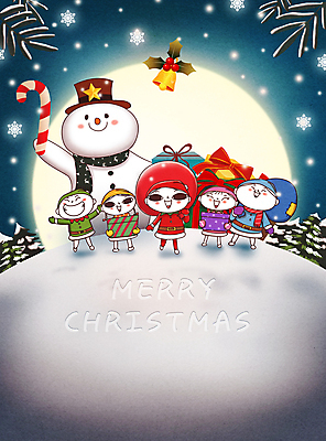 전신 PSD 나무 계절 여자 남자 어린이 크리스마스 겨울 일러스트 눈사람 산타옷 동화 요정 크리스마스선물 들기 소녀 이벤트 소년 여러명 선물상자 산타클로스 설원 종 달 눈 보따리 크리스마스지팡이 어린이만 국내일러스트 자연요소 식물 옷 기념일 다수 모션 지팡이 날씨 눈_날씨 선물 사람 상자 파일형식