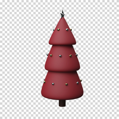 나무 편집 편집이미지 크리스마스 겨울 누끼 사람없음 빨간색 크리스마스트리 3D소스 3D 디지털합성 PNG 편집소스 식물 계절 기념일 컬러 파일형식