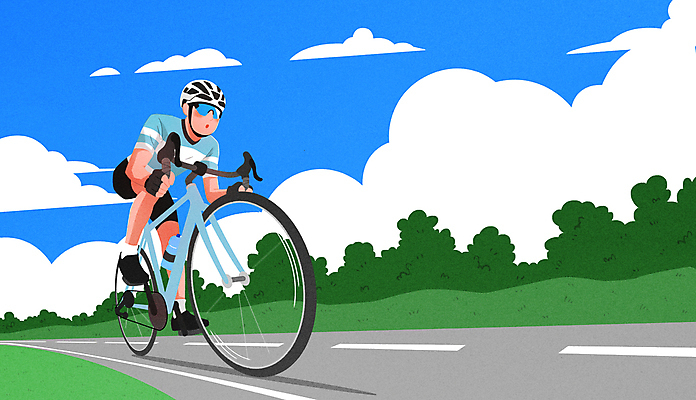 전신 PSD 구름 남자 도로 일러스트 하늘 고글 한명 성인 운동복 자전거 승차 헬멧 자전거도로 성인남자한명만 국내일러스트 자연요소 1 옷 길 교통시설 모션 사람 바이크 보호장비 전용도로 남자한명만 성인남자만 파일형식