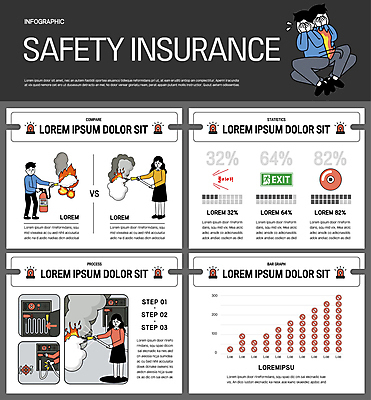 전신 여자 남자 일러스트 불 그래프 들기 안전 여러명 성인 인포그래픽 회색 잡기 화재 소화기 소화전 얼굴가리기 비상구 구르기 비상버튼 사이렌 소화기사용법 화재진압 성인만 소방비상벨 화재보험 국내일러스트 AI파일 자연요소 컬러 다수 모션 버튼 사람 가림 안전장비 소방 사건 보험 방법 진압 파일형식 벡터
